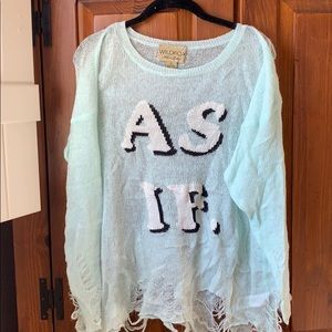 Wildfox knit sweater.
